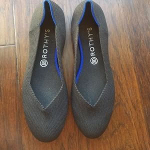 Black Rothy Flats
